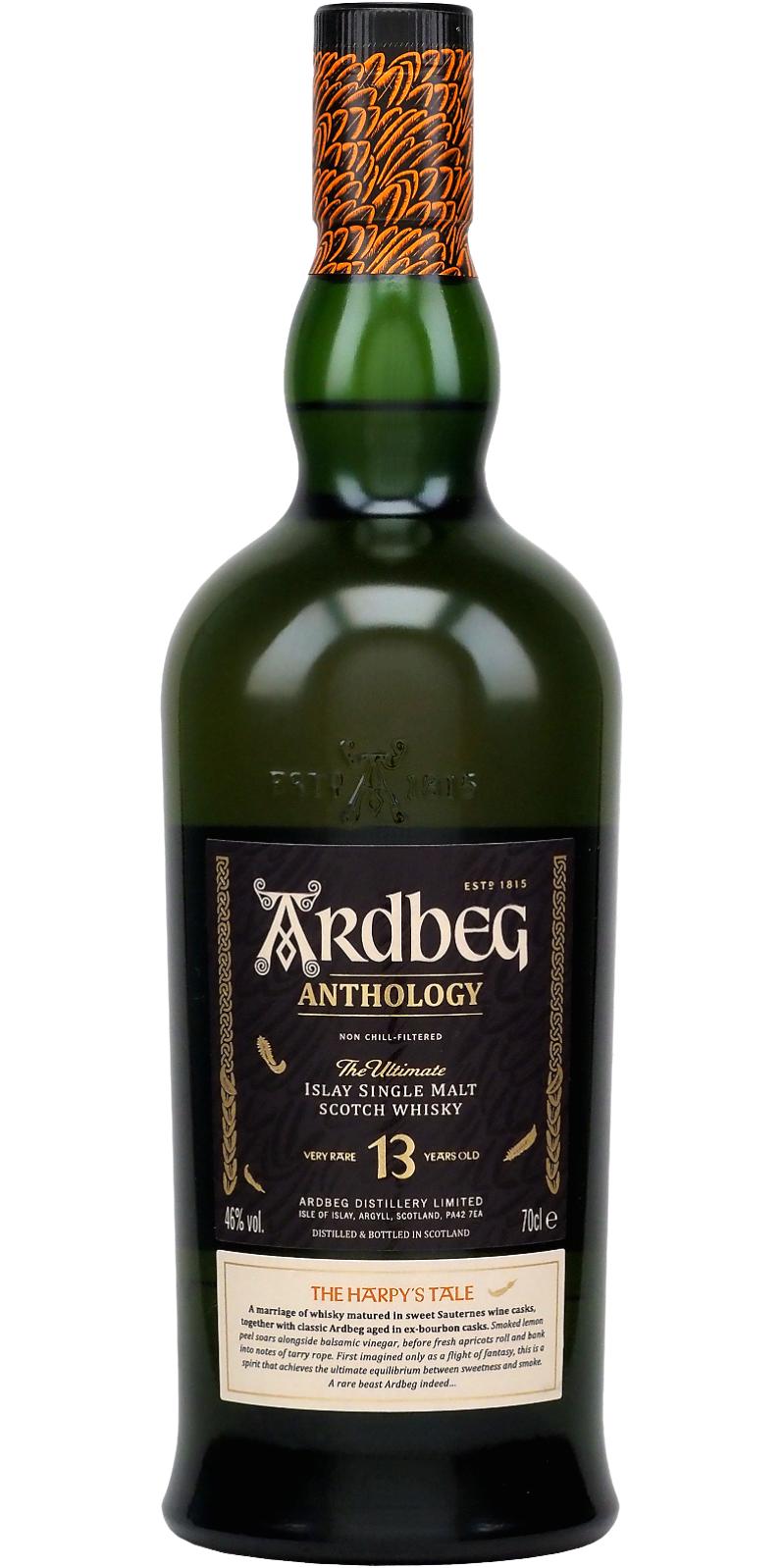 Ardbeg 13 Year Old Anthology - The Harpys Tale 