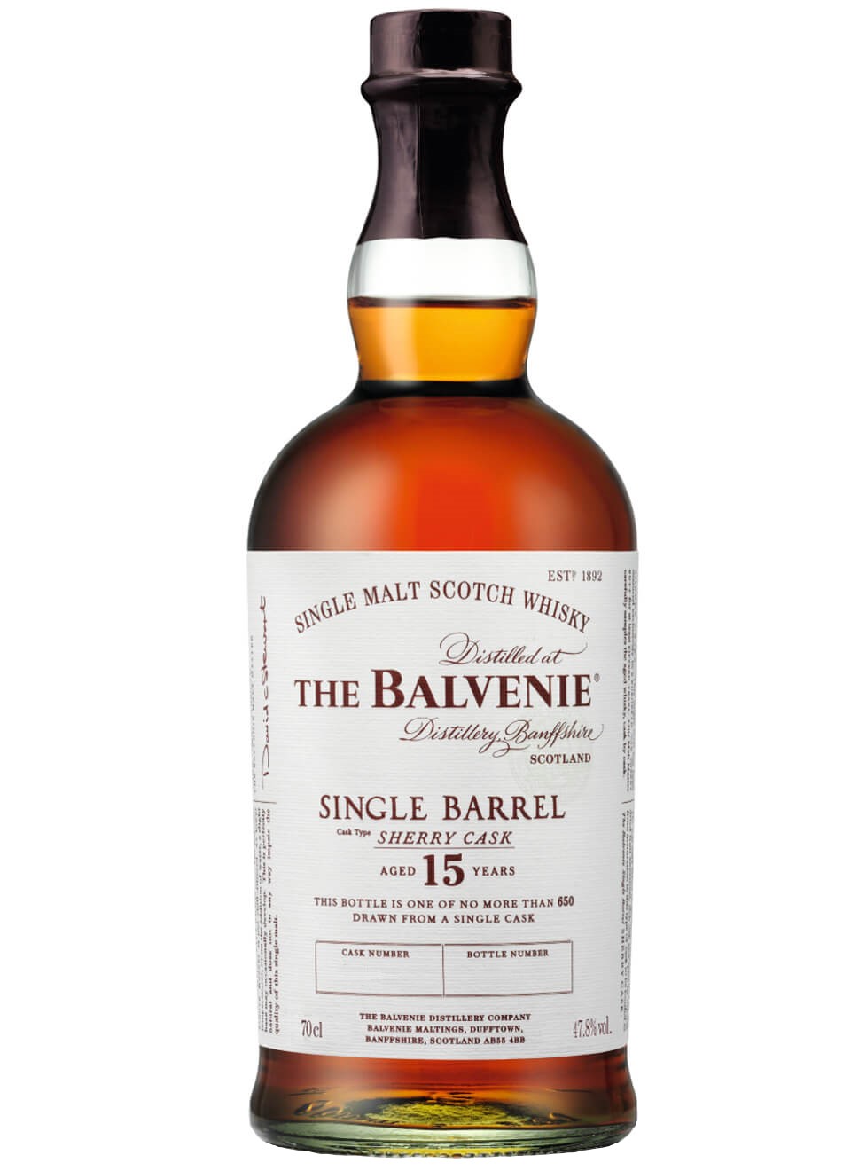 Balvenie 15 Years Old Single Barrel - Sherry Cask Nr.15623