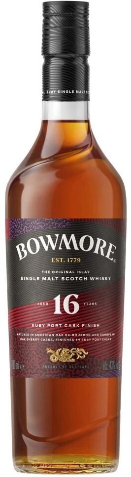 Bowmore 16 Years Old Ruby Port Cask Finish Travel Exclusive