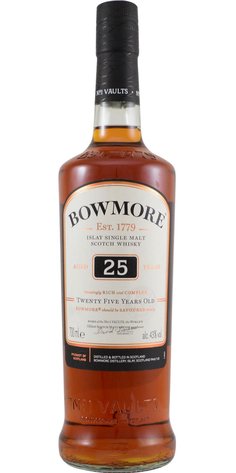 Bowmore 25 Years Old | Whisky | Spiritory