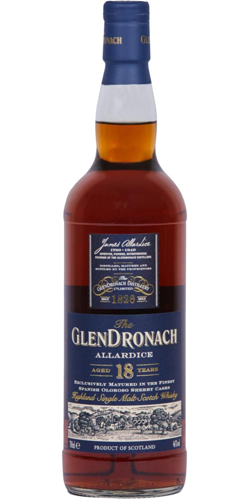 Glendronach 18 Years Old Allardice