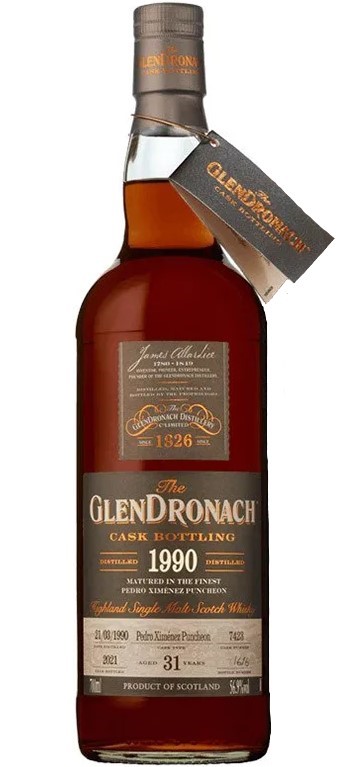 Glendronach 1990 Cask Bottling - Batch 19 Cask Nr.7423