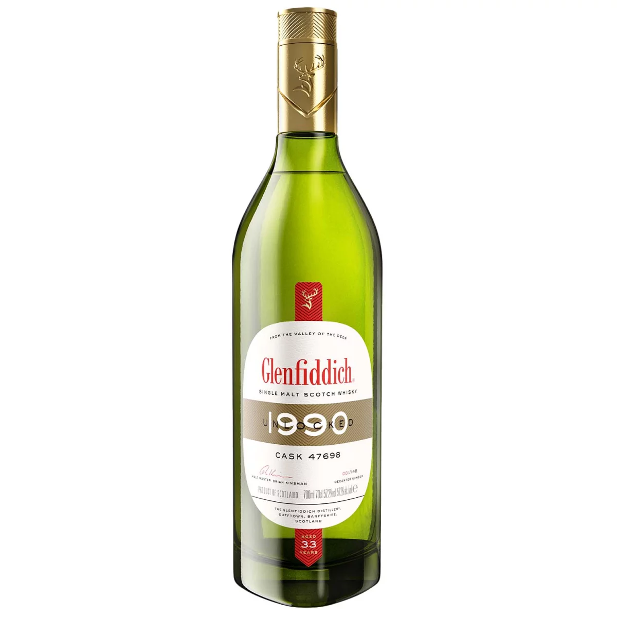 Glenfiddich 33 Years Old 1990 Archive Collection Cask Nr.47698