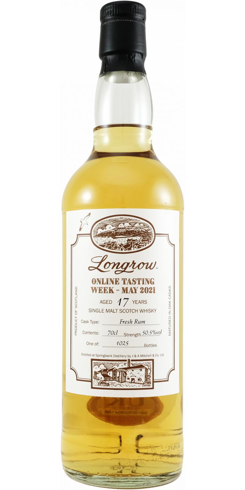 Longrow 17 Years Old Online Tasting Week 2021
