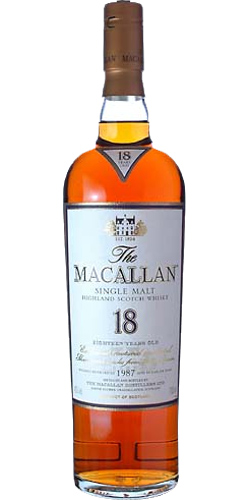 Macallan 18 Years Old 1987 Sherry Oak