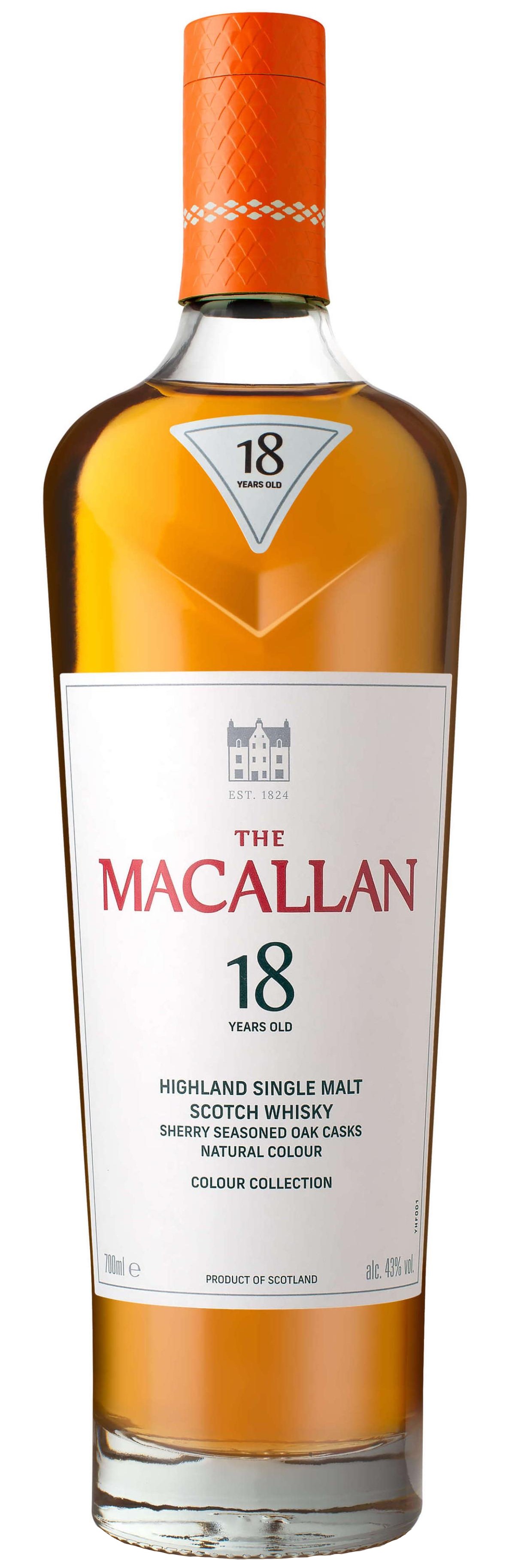 Macallan 18 Years Old Color Collection