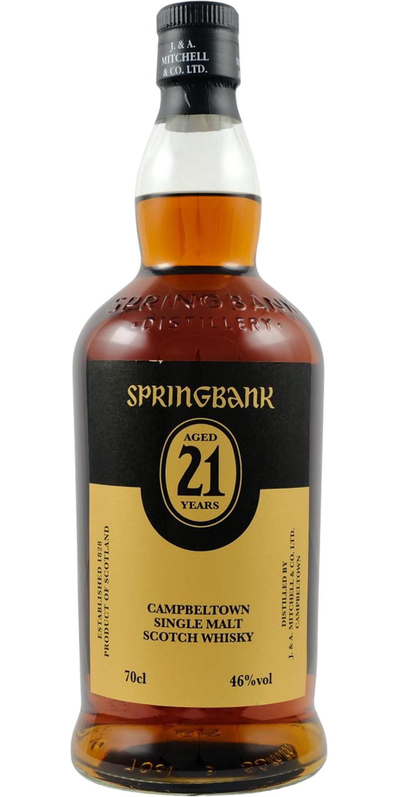 Springbank 21 Years Old