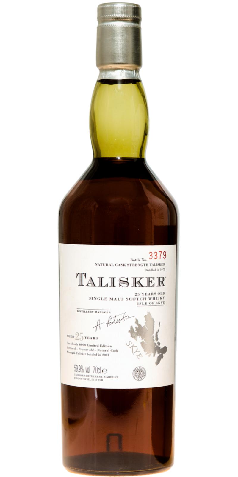 Talisker 25 Years Old Diageo Special Releases 2001